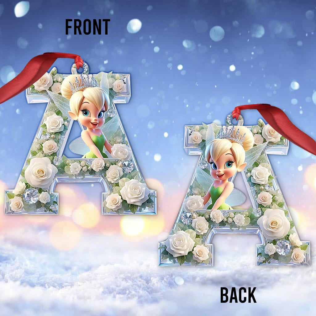 Lovely Tinker Letter - Personalized Mouse Ornament