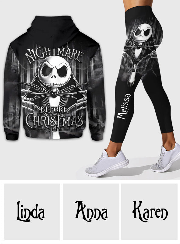 Night Before Christmas - Personalized Nightmare Hoodie and Leggings