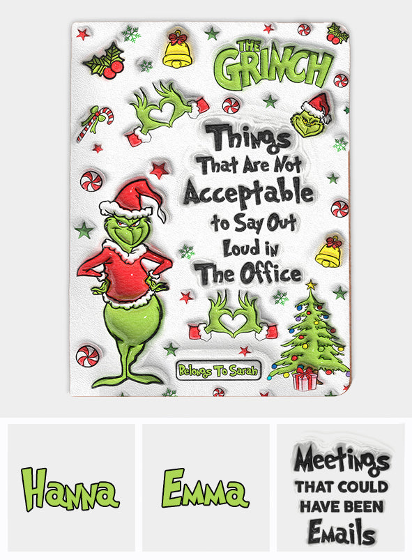 Meetings Could Have Been Emails - Personalized Colleague Leather Journal