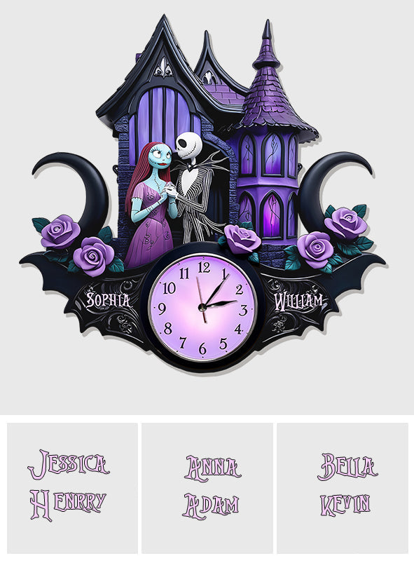You And Me We Got This - Personalized Nightmare LED Light Wall Clock