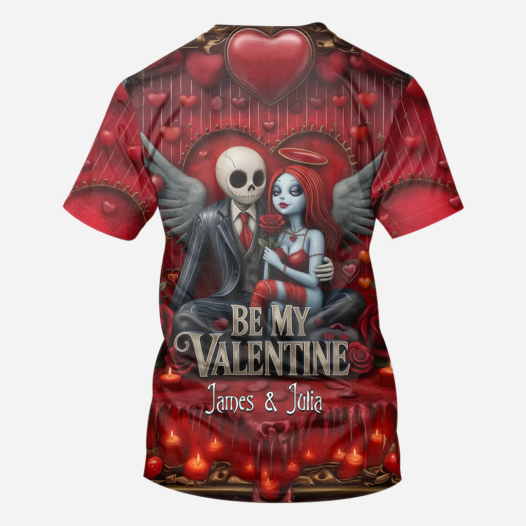 Be My Valentine - Personalized Nightmare All Over Shirt