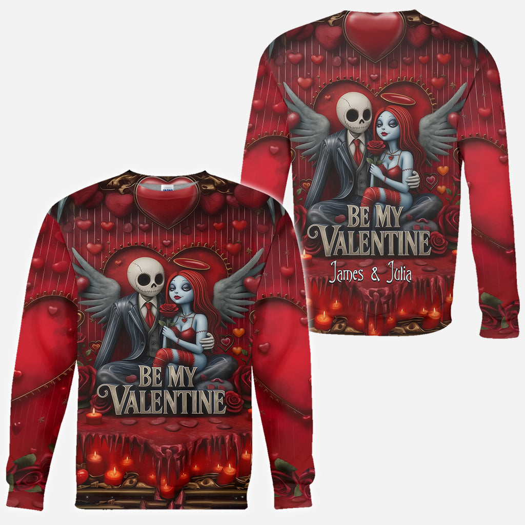 Be My Valentine - Personalized Nightmare All Over Shirt
