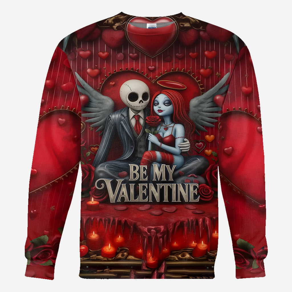 Be My Valentine - Personalized Nightmare All Over Shirt