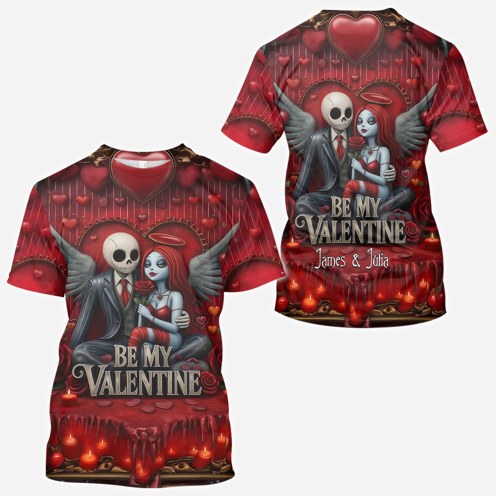 Be My Valentine - Personalized Nightmare All Over Shirt
