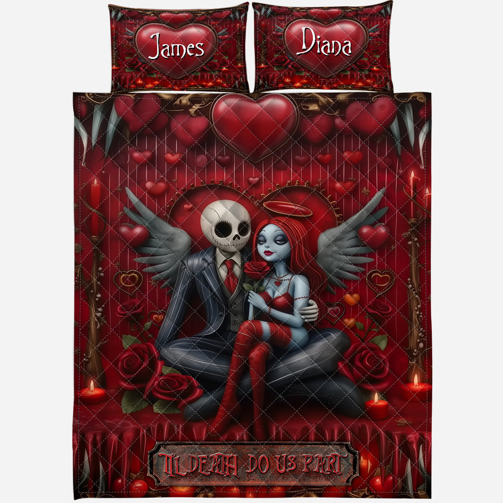 Til Death Do Us Part - Personalized Nightmare Quilt Set