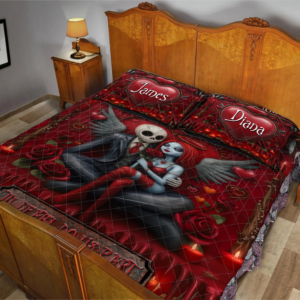 Til Death Do Us Part - Personalized Nightmare Quilt Set