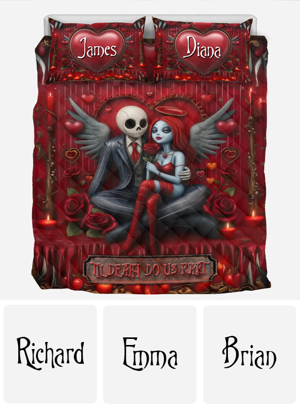 Til Death Do Us Part - Personalized Nightmare Quilt Set
