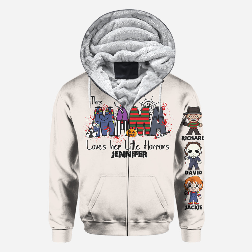 This Mama Loves Her Little Horror - Personalized All Over Shirt