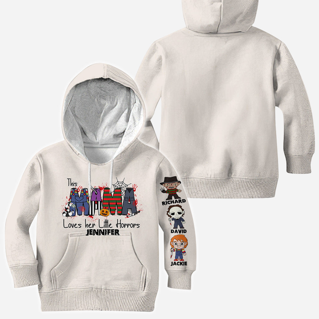 This Mama Loves Her Little Horror - Personalized All Over Shirt