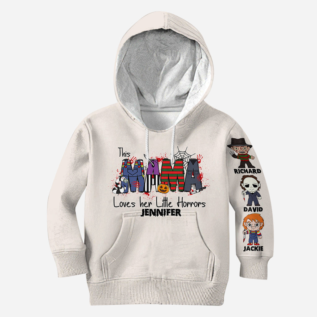 This Mama Loves Her Little Horror - Personalized All Over Shirt
