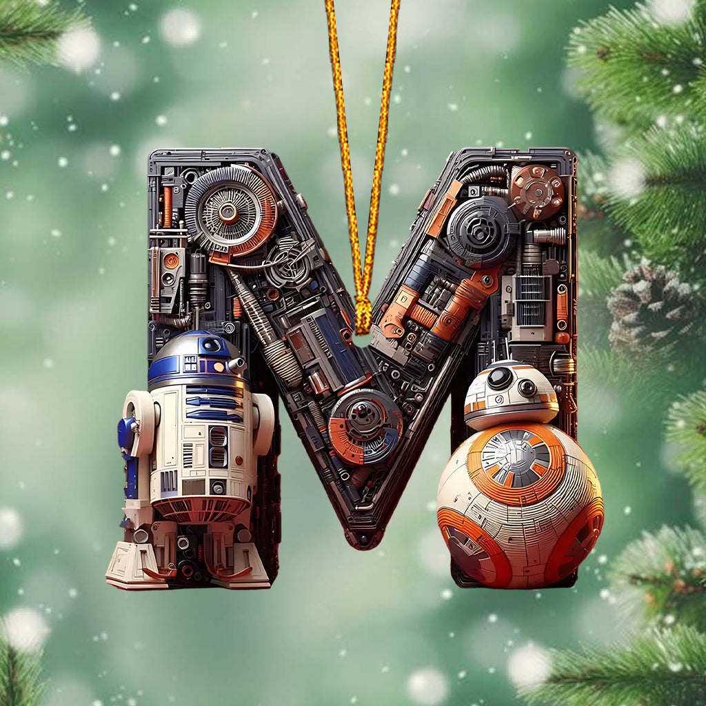 Alphabet Letters - Personalized The Force Ornament
