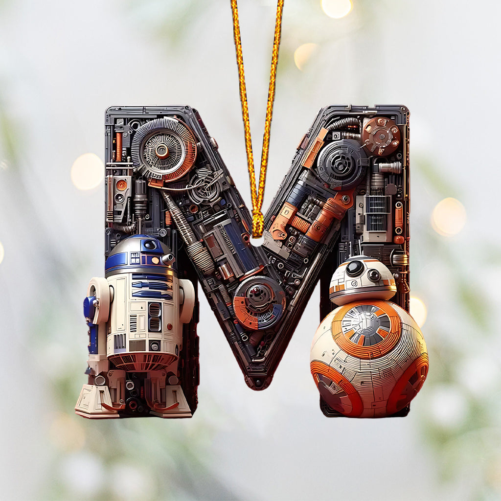 Alphabet Letters - Personalized The Force Ornament