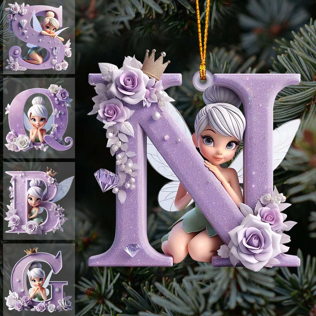 Magical Letters - Personalized Mouse Ornament