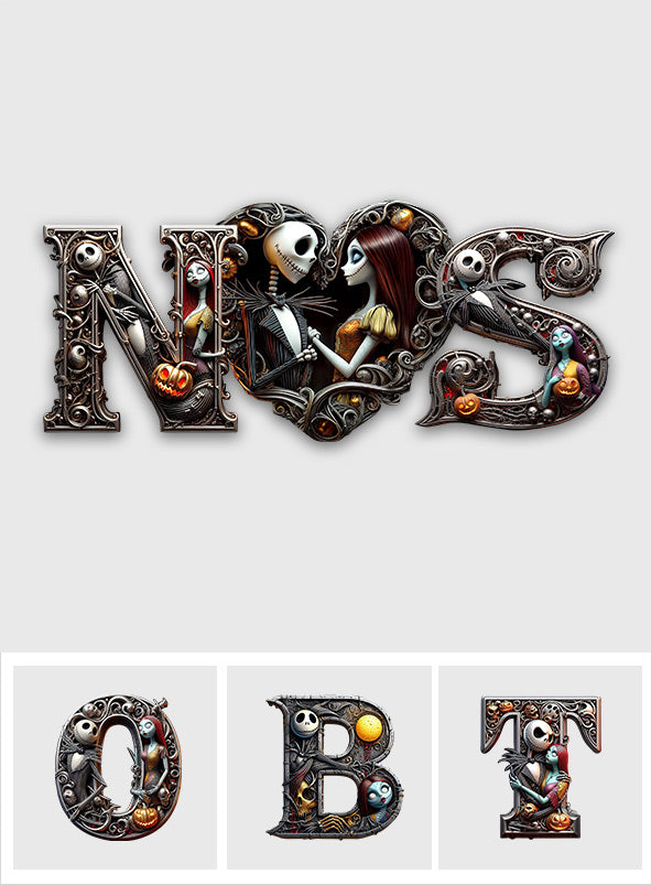 Till Death Do Us Part - Personalized Nightmare Cut Metal Sign