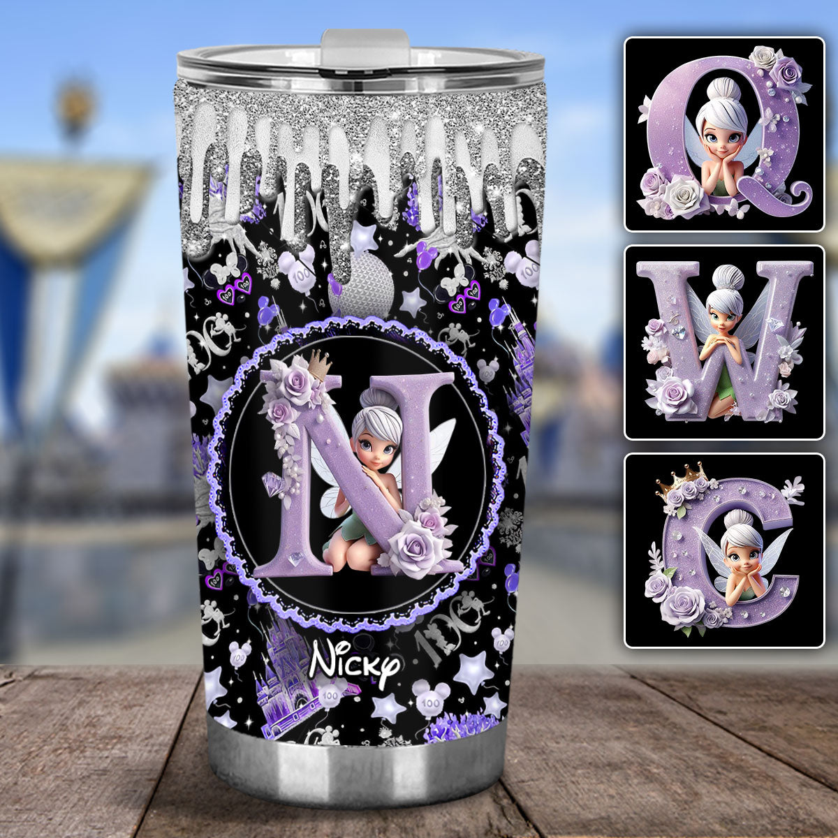 Magic Purple - Personalized Mouse Tumbler