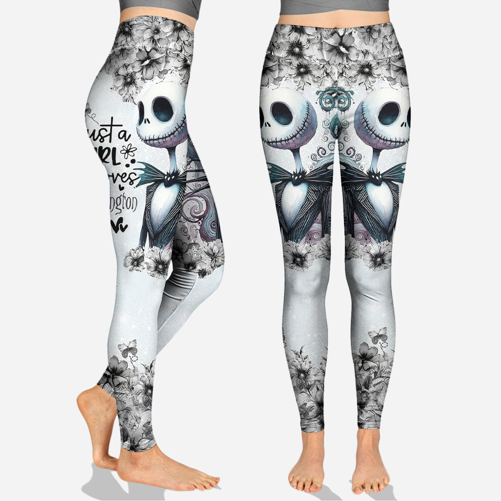Just A Girl Who Loves Jack - Personalized Nightmare Hoodie and Leggings
