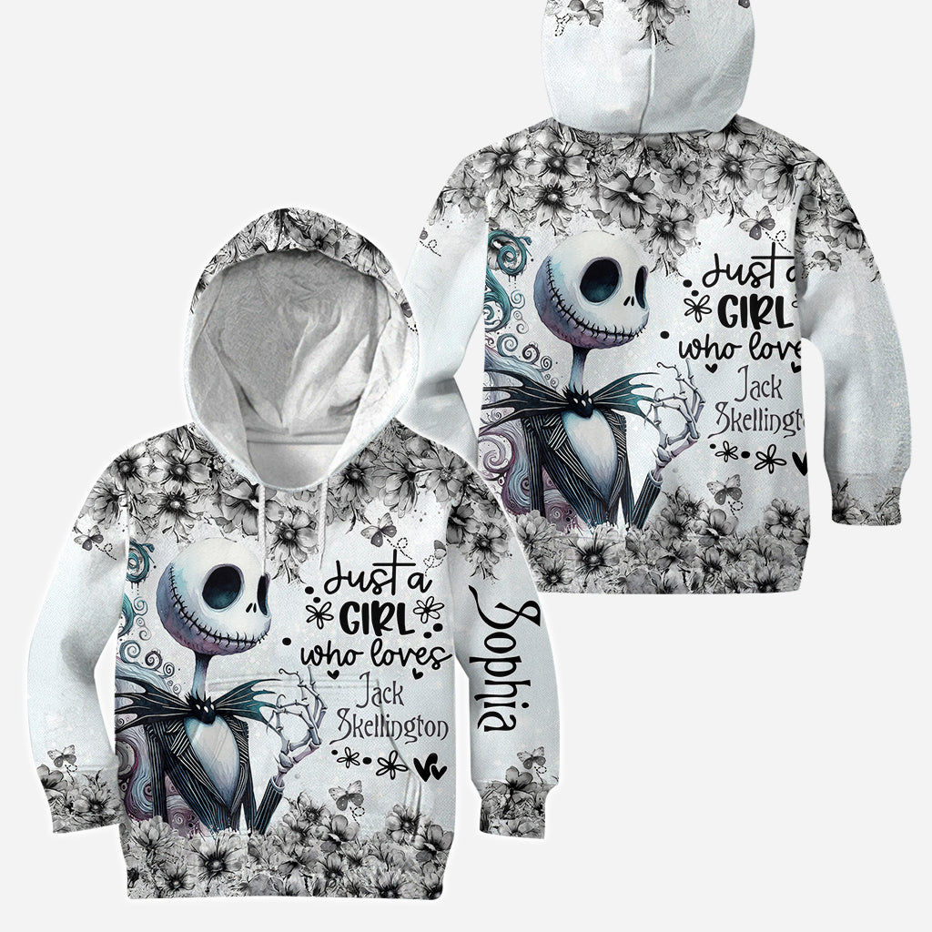 Just A Girl Who Loves Jack - Personalized Nightmare Hoodie and Leggings