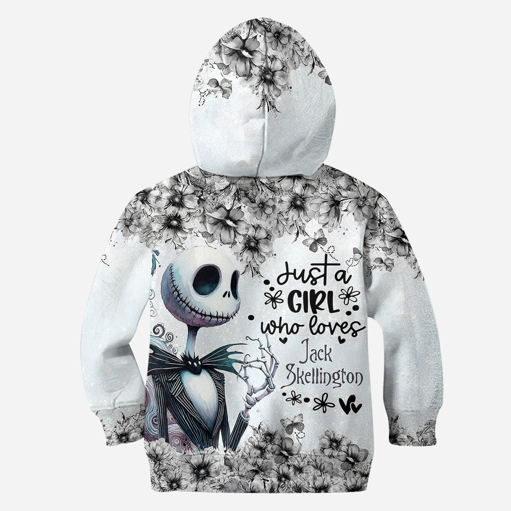 Just A Girl Who Loves Jack - Personalized Nightmare Hoodie and Leggings