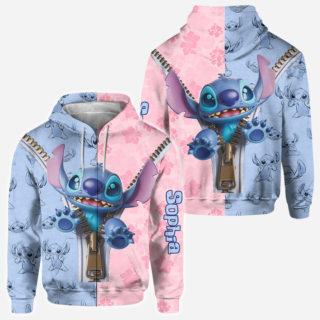 Blue Ohana - Personalized Ohana All Over Shirt