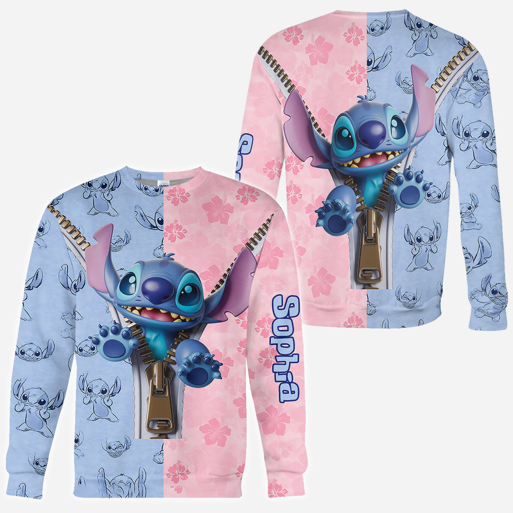 Blue Ohana - Personalized Ohana All Over Shirt