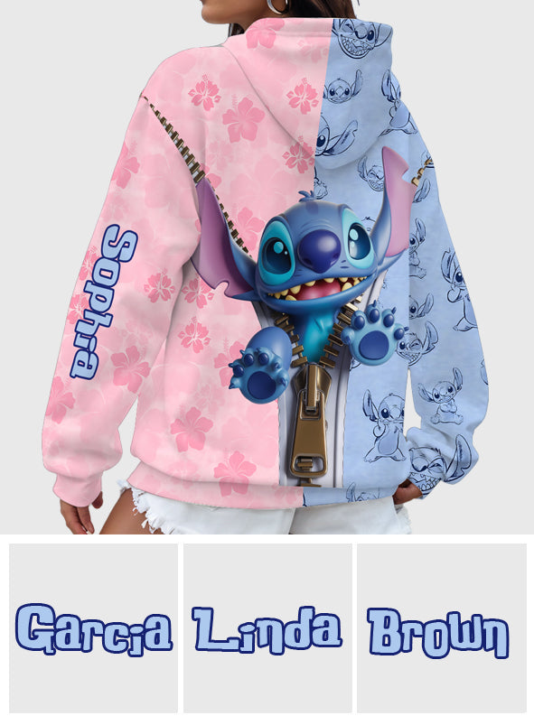 Blue Ohana - Personalized Ohana All Over Shirt