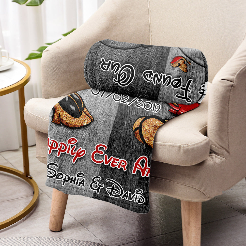Happily Ever After - Personalized Mouse Blanket