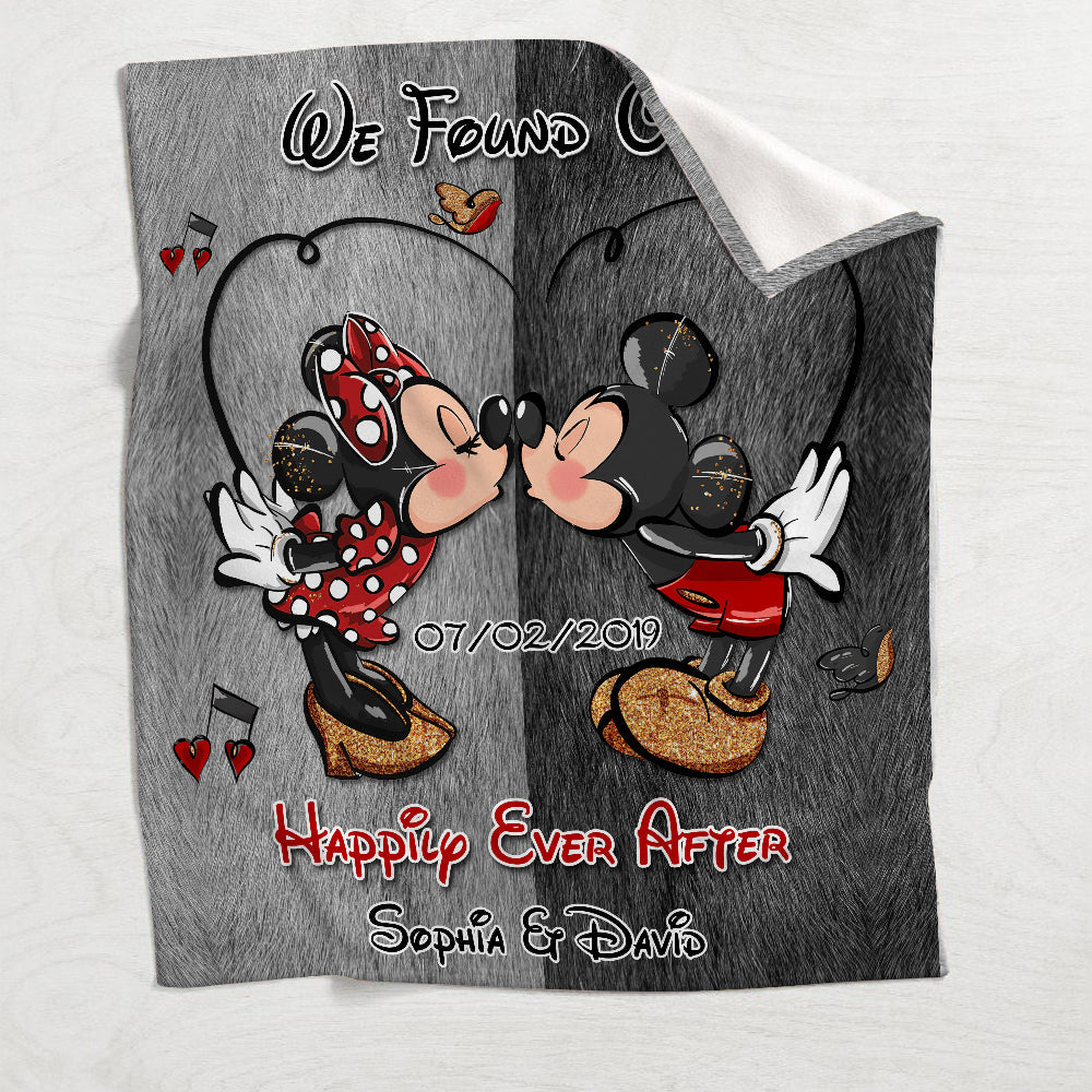 Happily Ever After - Personalized Mouse Blanket
