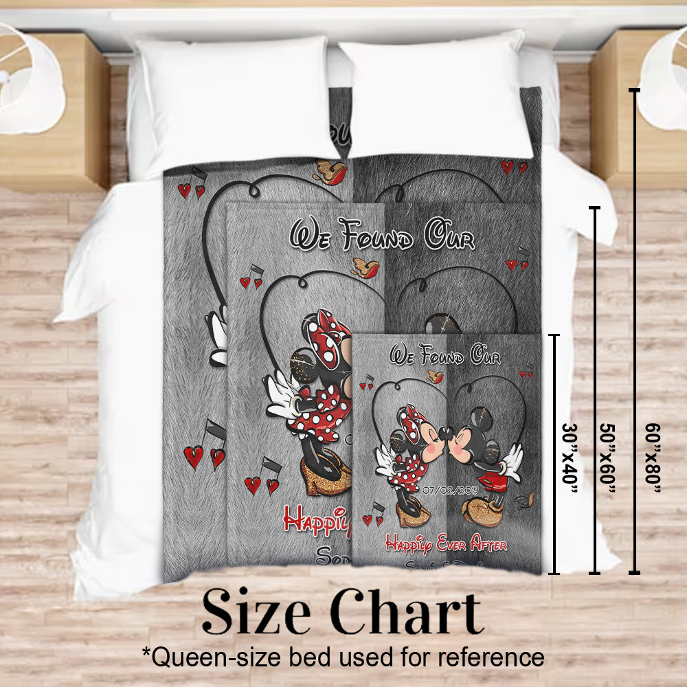 Happily Ever After - Personalized Mouse Blanket