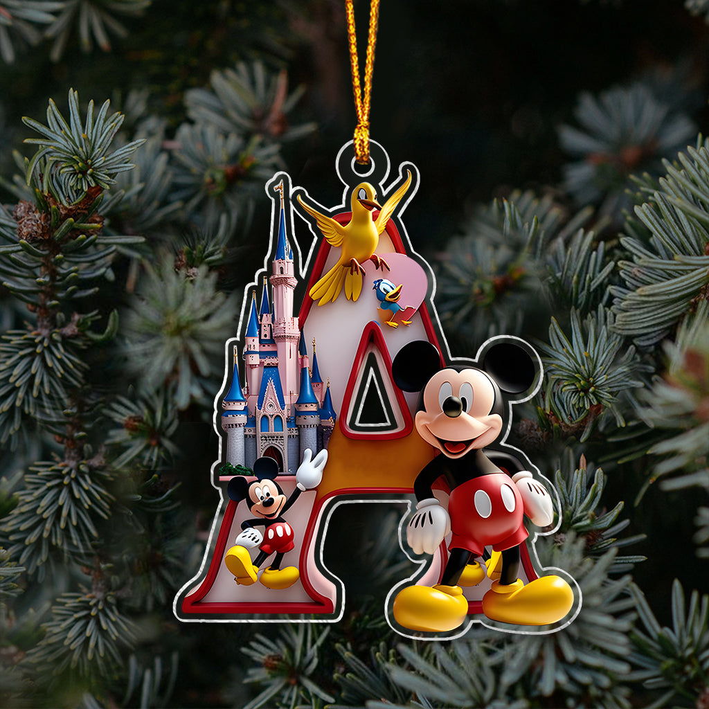 Magic Christmas - Personalized Mouse Transparent Ornament