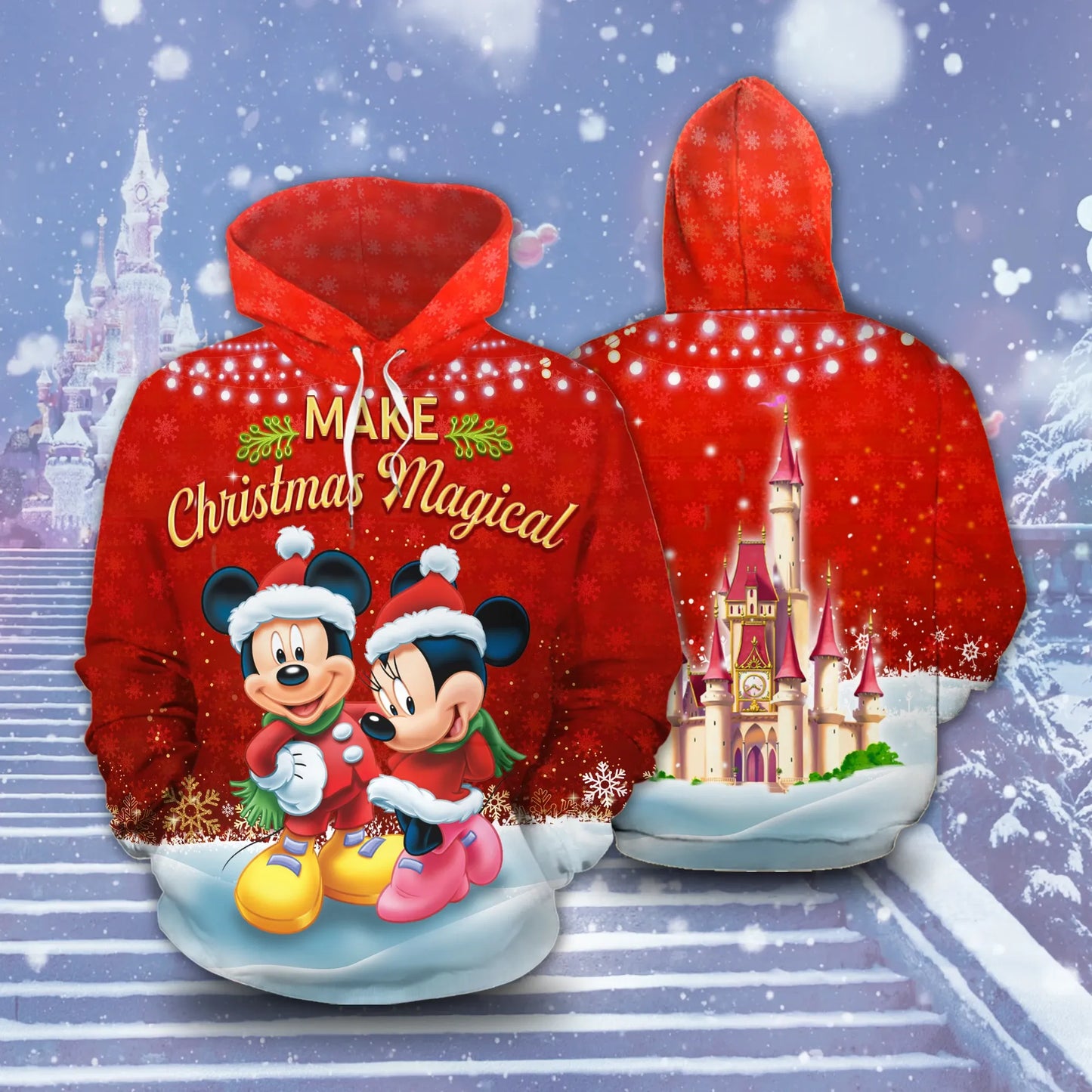 Magical Christmas Mouse All Over Shirt 0823