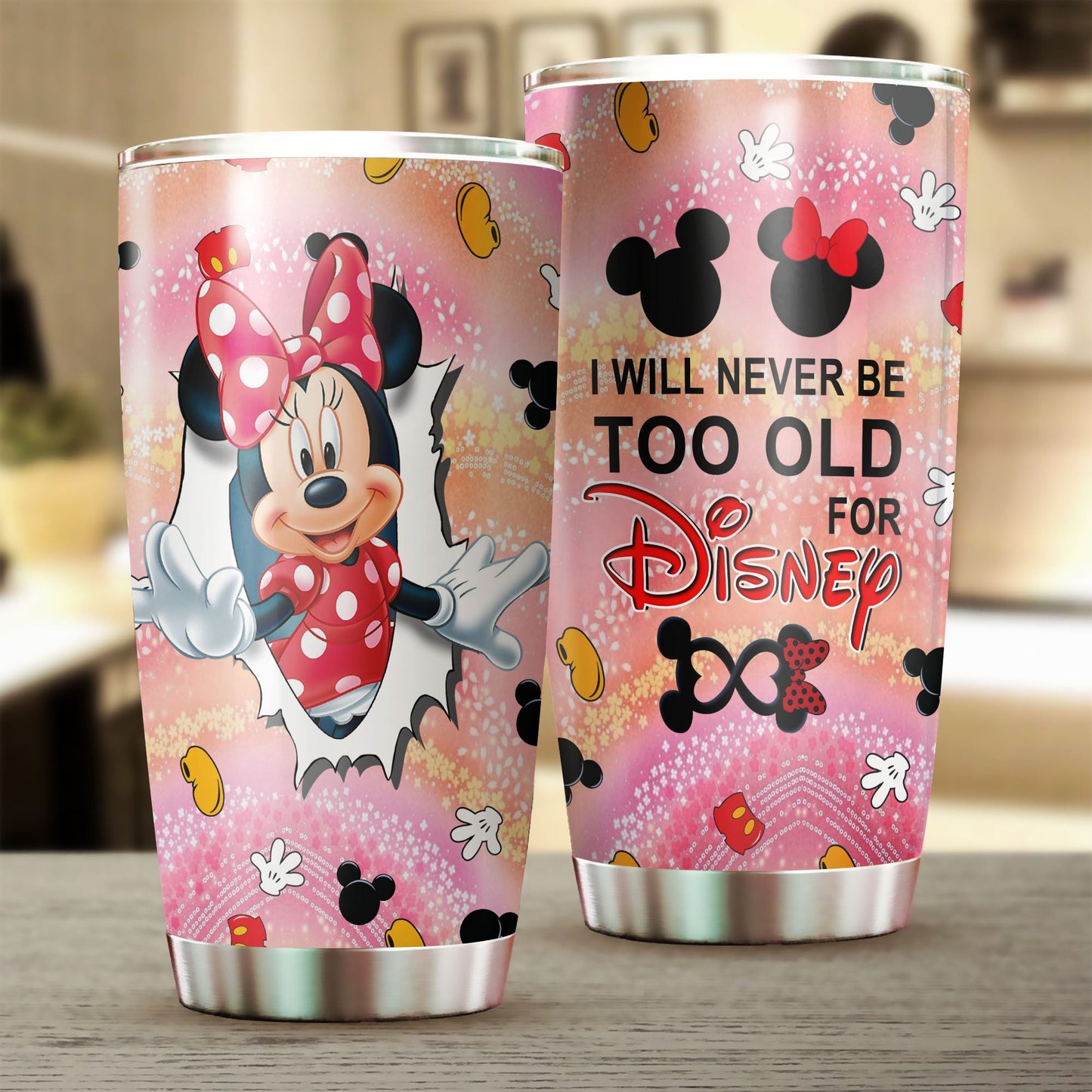 I Will Never Be Too Old Mouse Tumbler 0823