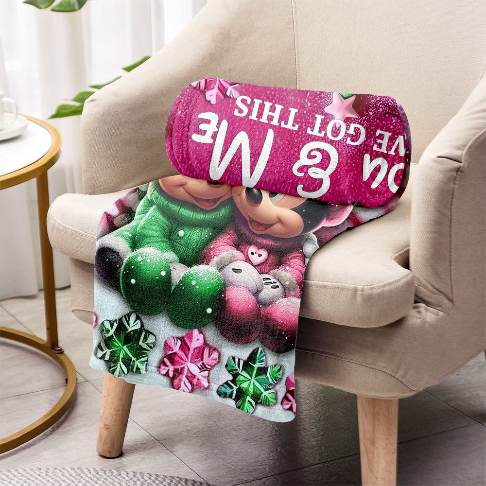Mouse Couple - Personalized Mouse Blanket