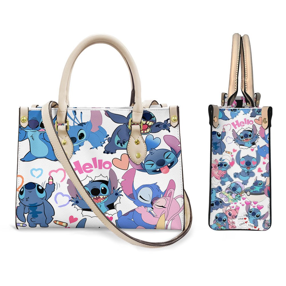 Ohana Means Family Ohana Leather Handbag 0523