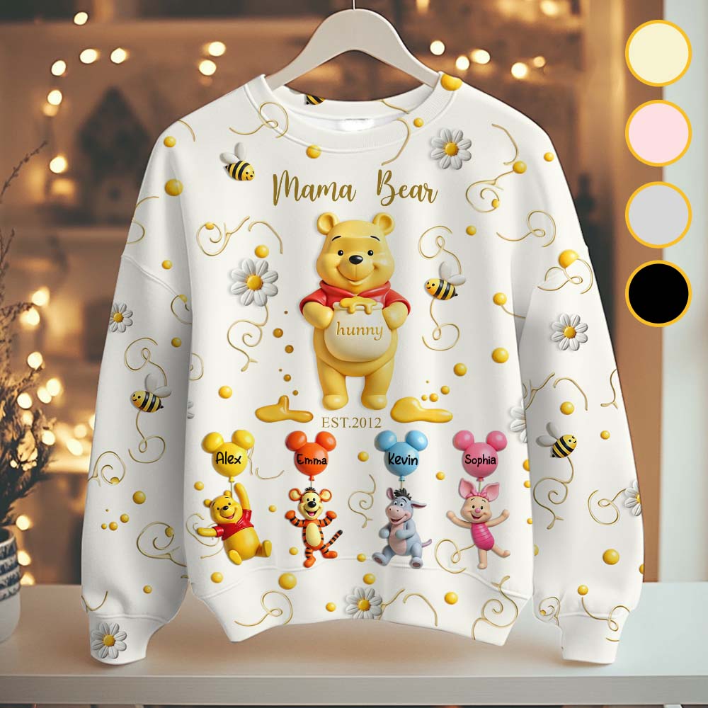 Mama Bear - Personalized Mouse All Over Shirt
