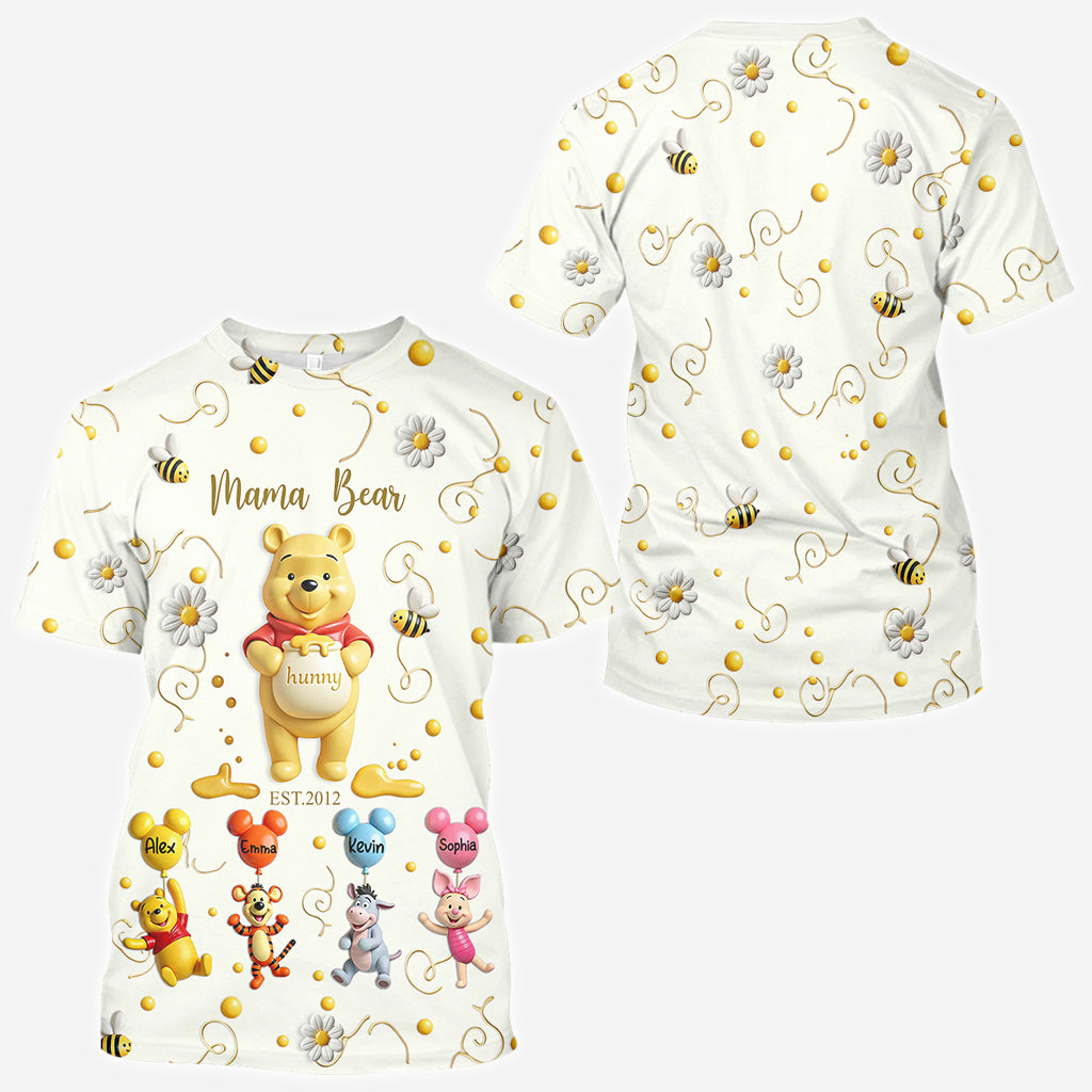 Mama Bear - Personalized Mouse All Over Shirt