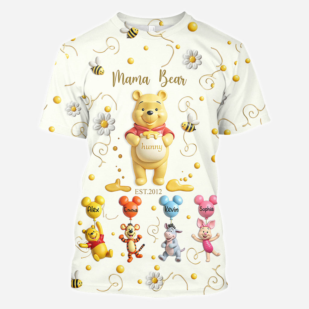 Mama Bear - Personalized Mouse All Over Shirt