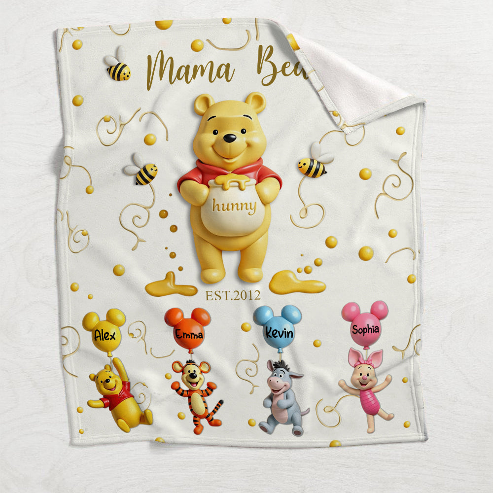 Mama Bear - Personalized Mouse Blanket
