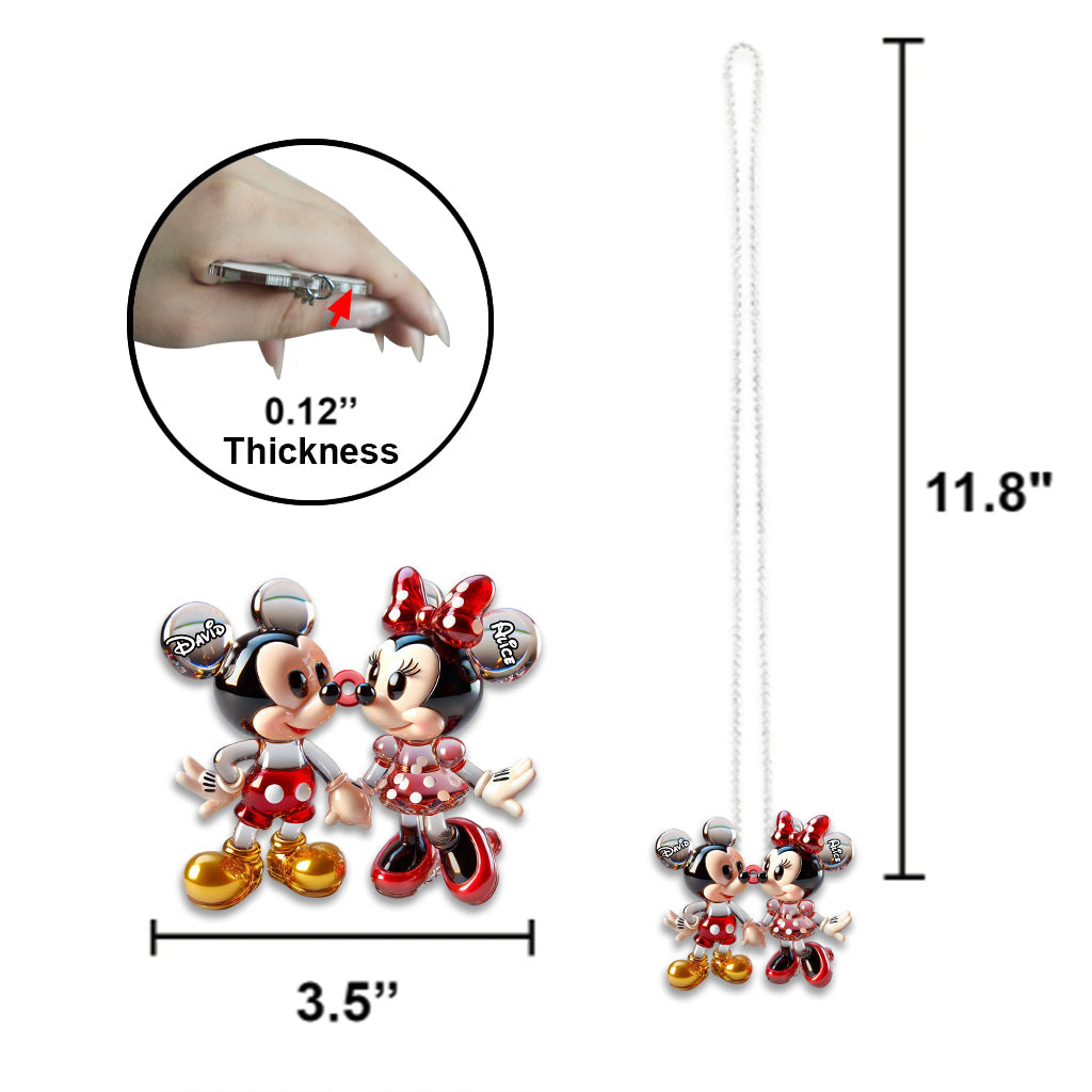 You & Me We Got This - Personalized Mouse Car Ornament