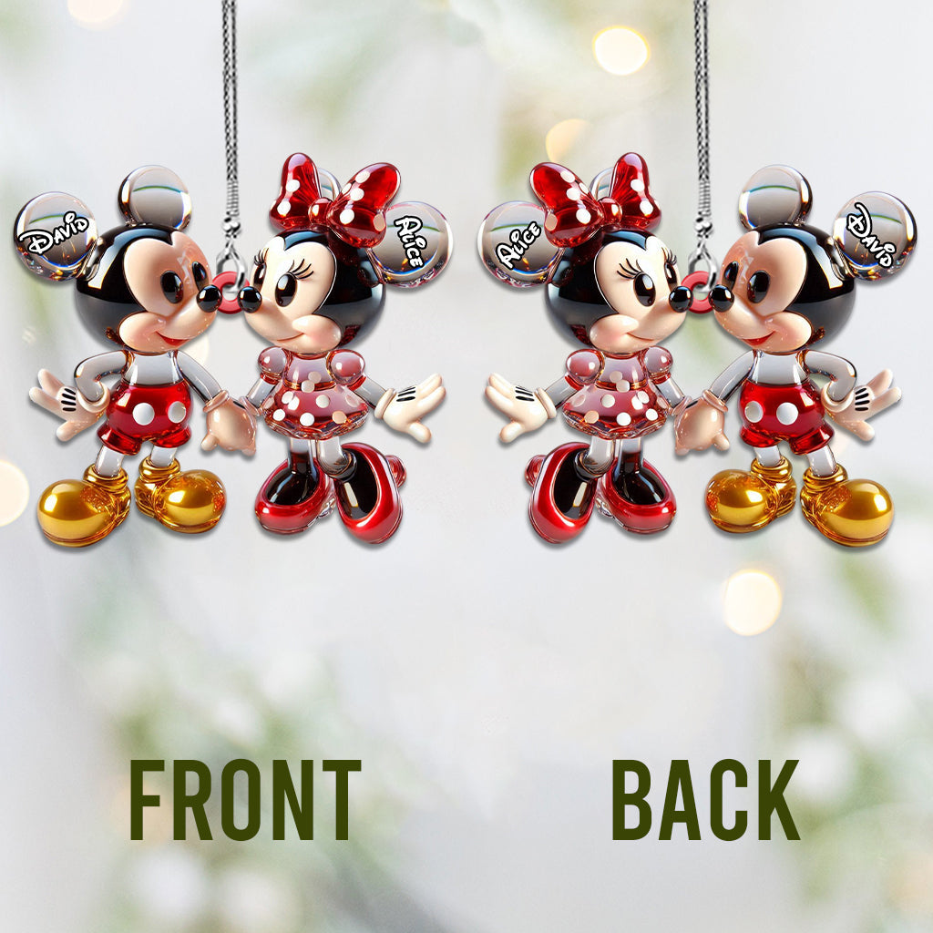 You & Me We Got This - Personalized Mouse Car Ornament