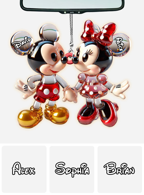 You & Me We Got This - Personalized Mouse Car Ornament