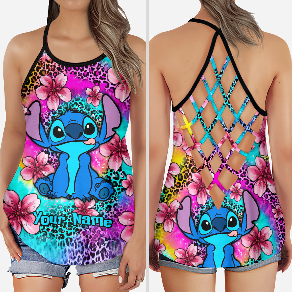 Ohana - Personalized Ohana Cross Tank Top