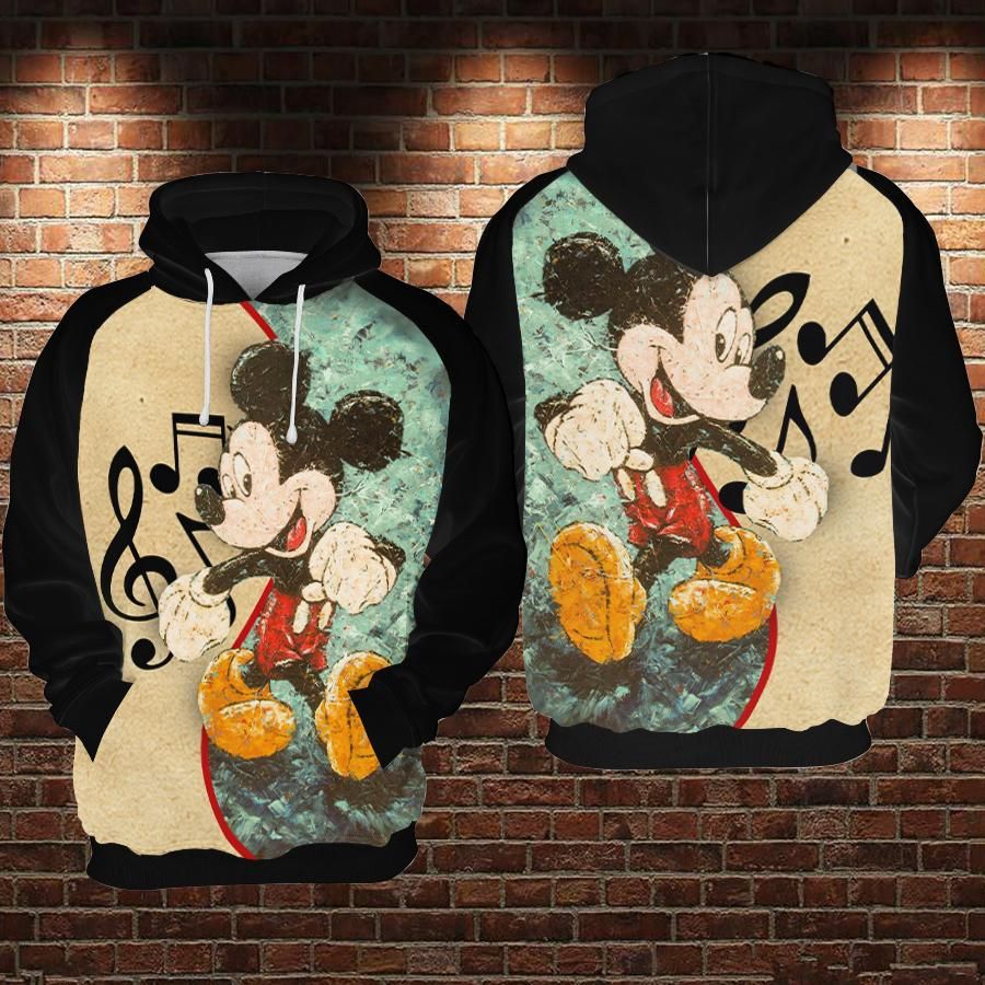 Music Notes Mouse All Over Shirt 0823