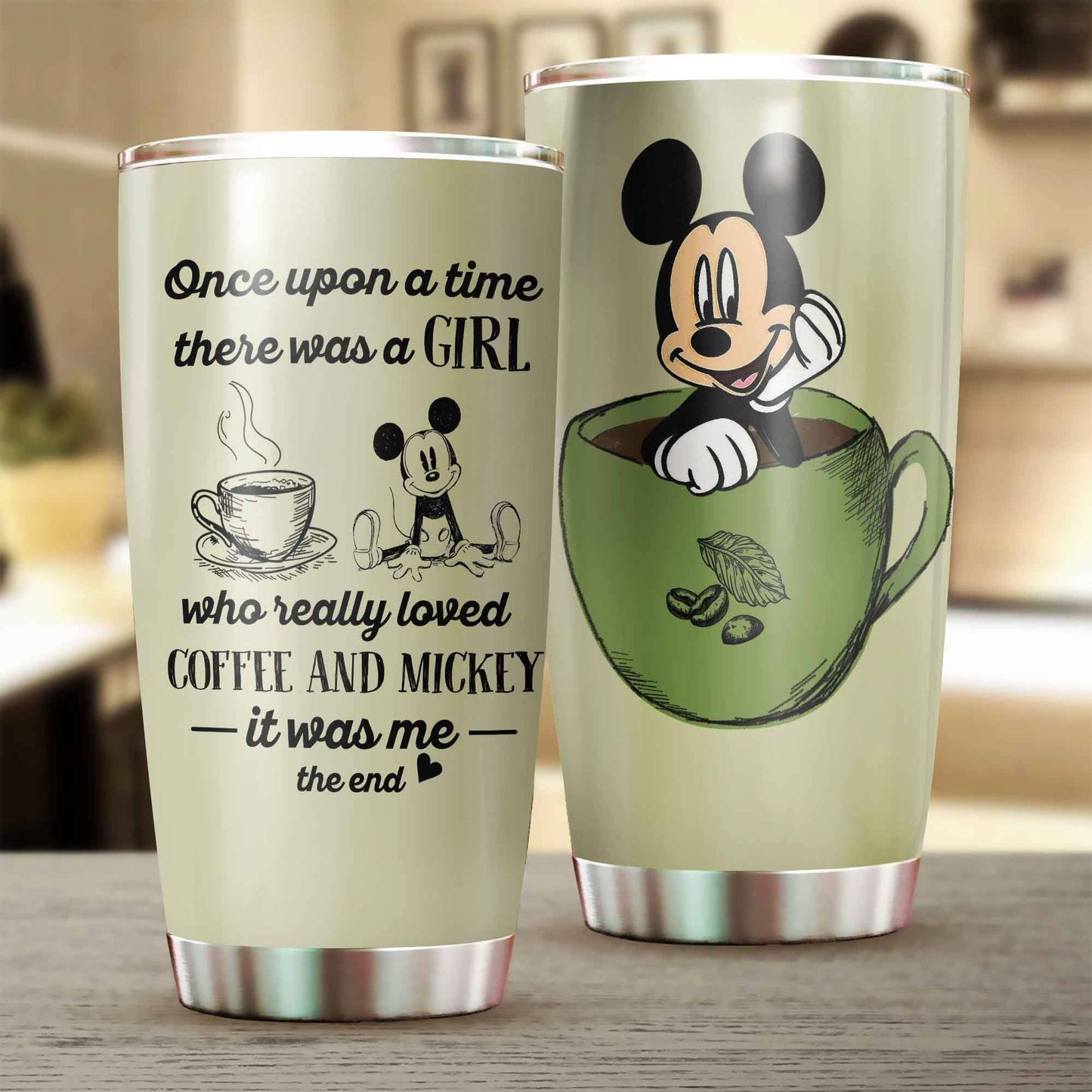 A Girl Who Loves Coffee And Mouse Mouse Tumbler 0823