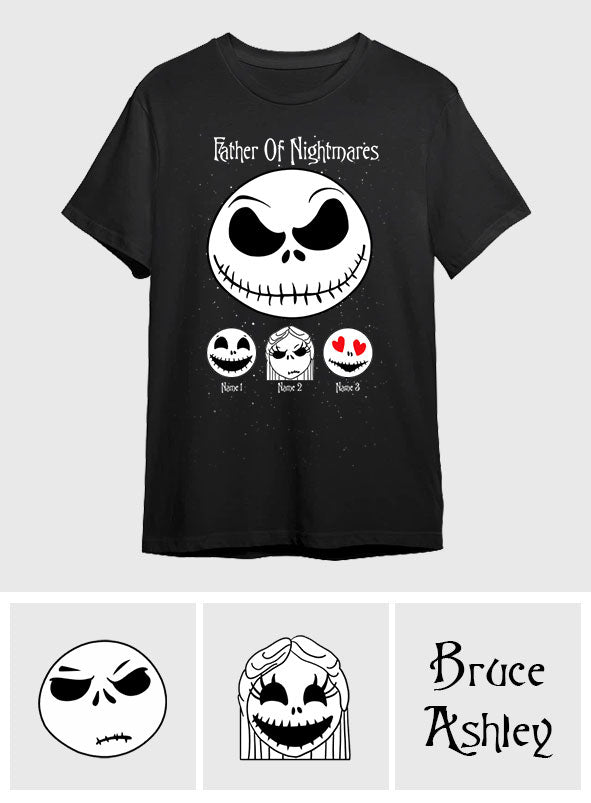 Father/Mother/Grandpa/Grandma Of Nightmares Customized T-shirt and Hoodie
