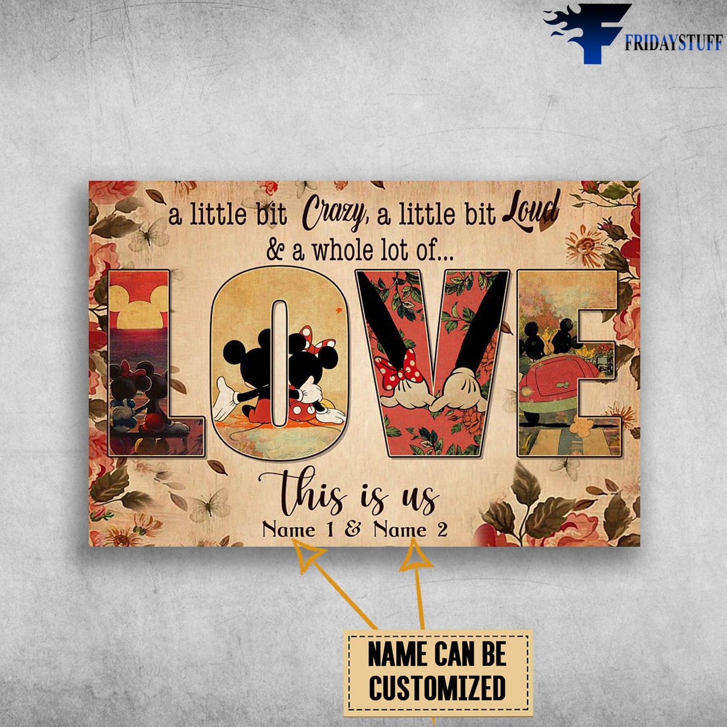 This Is Us - Personalized Mouse Canvas and Poster 0823