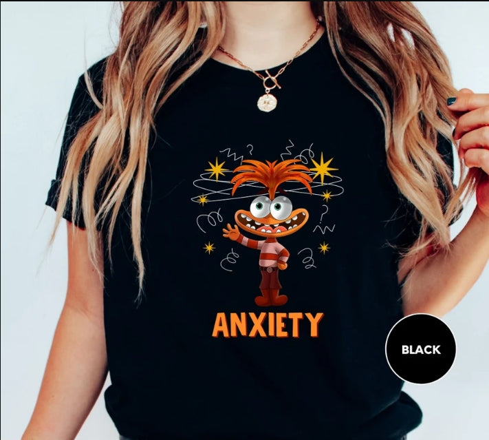 Anxiety Shirt, Characters Shirt, Shirt, Family Matching Shirt T-shirt & Hoodie