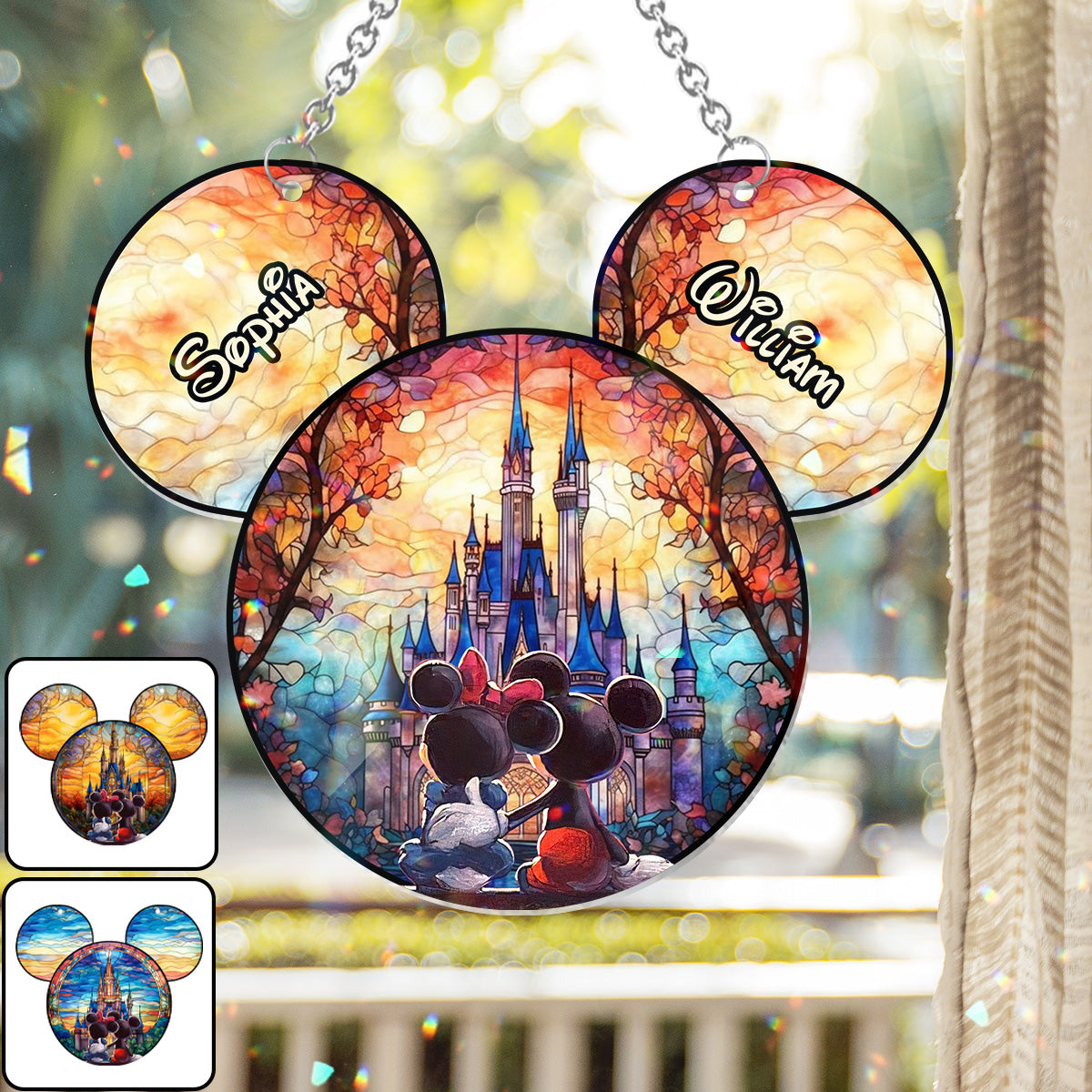 You & Me We Got This - Personalized Mouse Window Hanging Suncatcher Ornament