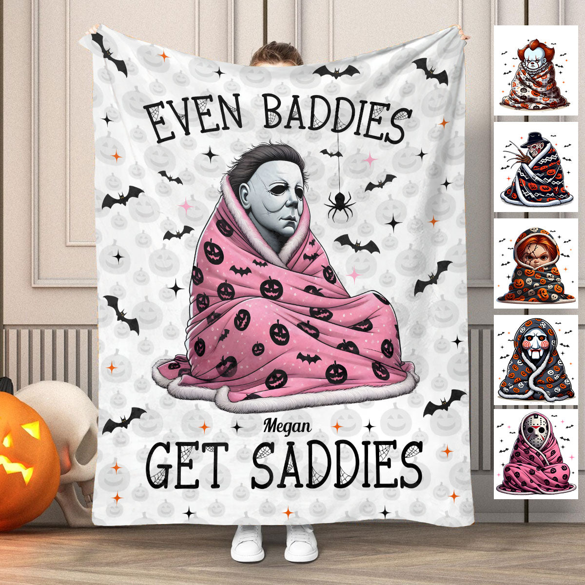 Even Baddies Get Saddies - Personalized Blanket