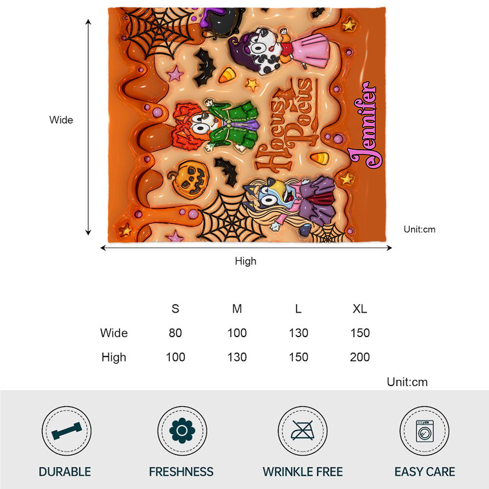 Halloween Is Coming - Personalized Blanket