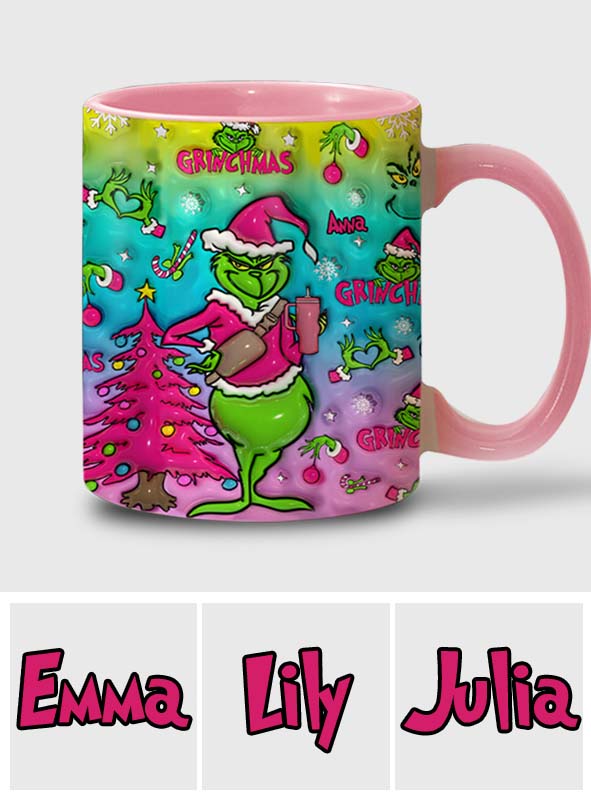 Holo Christmas - Personalized Stole Christmas Accent Mug
